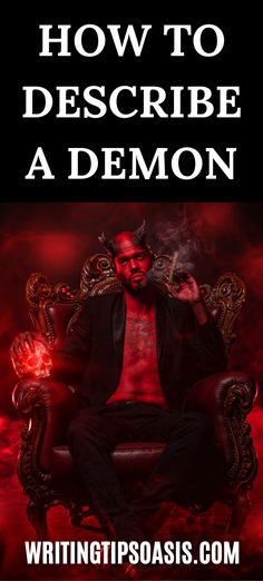 how to describe a demon Short Story Writing Tips, Character Development Writing, Writing Villains, Demon Stories, Writing Things, I Am A Writer, Writing Classes