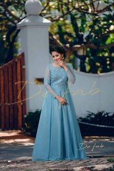 Kerala Wedding Gown, Fashion Dresses For Wedding, Wedding Gowns Indian, Nikkah Photography, Kerala Engagement Dress, Gowns Dresses Indian, Gowns Indian, Gown Dress Party Wear, Engagement Gown