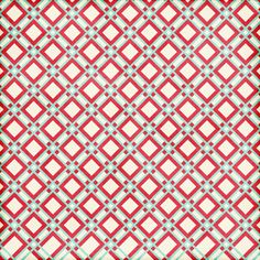 a red, white and blue pattern with squares