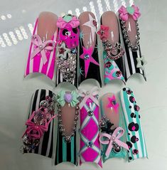 Pretty Nail Art, Nail Bar, Love Nails, Nail Tech, Beauty Nails, Monster High, Pretty Nails