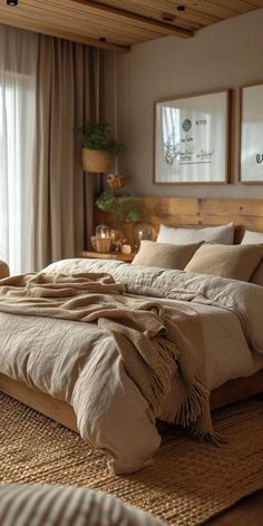 Boho Master, Natural Bedroom Decor, 2024 Bedroom, Ideas Cocina, Sophisticated Bedroom, Modern Luxury Bedroom, Bedroom Decor Cozy, Brown Bedroom