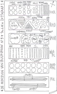 the diagram shows how to make an art project with different shapes and sizes, including numbers