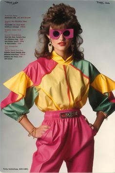 Experience the curvilinear style of the 1980s with bold colors and Northwest School inspiration. Discover amazing artworks by Jeremy Caniglia, CLAMP, and Rodel Gonzalez. Embrace the spirit of the era! #80sfashion #art #throwback 1980 Clothes, 1980s Outfits, 1980s Fashion Women, 80s Fashion Outfits, 1980 Fashion, 1980’s Fashion, Fashion 1980s, 80's Fashion