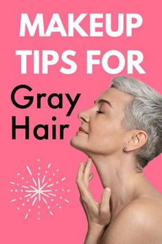 Colors For Gray Hair, Grey Hair Journey, Timeless Makeup, Flawless Face Makeup, Grey Hair Over 50, Makeup Tips For Older Women, Makeup For Older Women, Salt And Pepper Hair