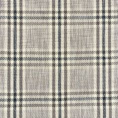 a gray and white plaid fabric