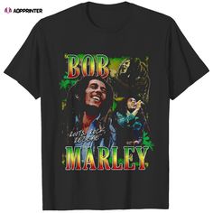 bob marley t - shirt for men and women