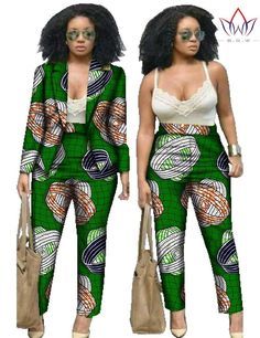 2 Piece Set Pants and Crop Top Plus Size Women African Clothing Print Pants for Women Pants Set African Outfits White Floral Print Party Sets, Fitted White Dress With Matching Set, White Fitted Dresses With Matching Set, Fitted White Printed Sets, Fitted Green Floral Print Set, Fitted Ankara Fabric Sets For Wedding, Green Printed Sets For Weddings, Printed Fitted Sets For Party, Printed Fitted Party Sets