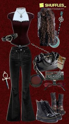 Goth Fits, Goth Outfit Ideas, Grunge Goth, Swaggy Outfits, Gothic Outfits, Mode Inspo, Goth Outfits, Alternative Outfits, Edgy Outfits