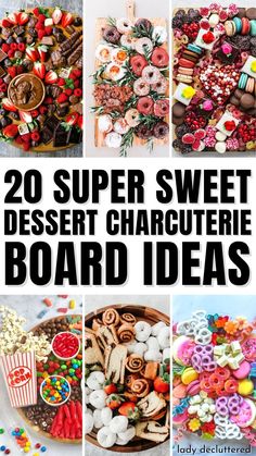 20 Super Sweet Dessert Charcuterie Board Ideas Sweet Treat Board Ideas, Random Charcuterie Board Ideas, Snack Board Dessert, Dessert Board Charcuterie, Candy And Dessert Charcuterie Board, Candy Dessert Charcuterie Board, Dessert Charcuterie Board Football, Candyland Charcuterie Board, Cheap Dessert Charcuterie Board