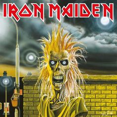 the cover art for iron maiden's album