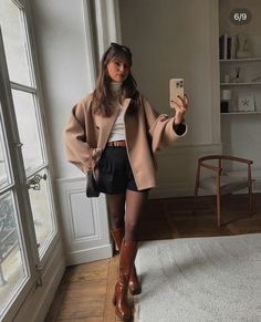 Brown Boots Outfit, Winter Date Night Outfits, Fall Boots Outfit, Winter Boots Outfits, Brown Outfit, Look Casual