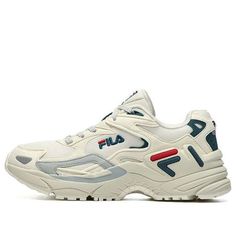 (WMNS) Fila Fusion Catapult 'White Gray' T12W145214FWG (SNKR/Casual/Women's/Dad Shoes/Thick Sole) Dad Shoes, Grey, White