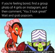 that's the evilest thing I can imagine Geek Culture, Funny Pranks, Really Funny Memes, Funny Comics, A Group, Funny Posts, Funny Photos, Funny Texts