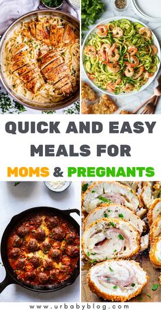 quick and easy meals for moms and pregnant mothers