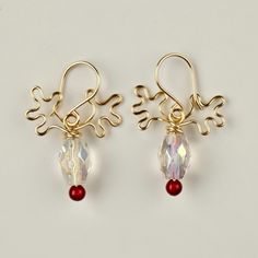 Save 25% when you purchase 5 or more templates, tutorials or ebooks. Use the coupon code SAVE25 at checkout.  Wire and bead reindeer earrings template pattern. Includes color photos, templates and link to the tutorial. Materials are listed but all the instructions are in the video. Includes the templates for wire reindeer antler bead caps.  Direct download after purchase.  Your purchase helps support my YouTube channel which supplies free tutorials and resources for wire art and jewelry making. THANK YOU. Images are subject to copyright but may be reproduced for personal use and gifts. Please contact me  with regards to selling locally and for fundraisers. Thank you. PDF quality is 300 dpi.  When you download the instant file you will be opening a PDF file. This is a digital download NO PH Wire Christmas Earrings, Christmas Wire Jewelry, Wire Jig Patterns Templates Free, Wire Reindeer, Reindeer Earrings, Earrings Template, Antler Beads, Wire Jig, Wire Ideas