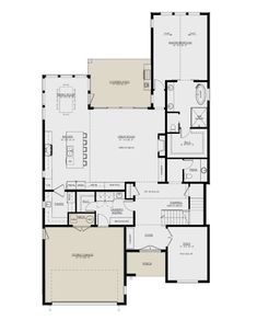 the floor plan for a new home