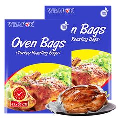 PRICES MAY VARY. WRAPOK Oven Cooking Bags - The bag was made of good quality materials which are BPA-free, ensuring the safety of food during cooking. It's a best choice for turkey, chicken, duck, bird, beef, ham and fish on Thanksgiving Easy Way to Make Great Tasting Meals - Simply put beef or chicken in it with some potatos, carrots and extra ground pepper, the food will come out juicy, delicious and very tender while retaining natural food moisture and flavors No More Cleaning - Prevent fats Cooking Roast In Oven, Turkey Roasting Bag, Turkey In Oven Bag, Turkey Roasting, Roasted Vegetables With Chicken, Oven Bags, Turkey In A Bag, Baked Roast, Kinds Of Vegetables