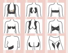 Customize your look in multiple ways with this adhesive lift tape. Self-contained elastic lifting effect is super strong. Don't use any moisturizers, fragrances, oils, or powders on your breast area. Average Wedding Dress Cost, Dark Feminine Style, Tape Fashion, Bra Tape, Styling Clothes, Lingerie Patterns, Clothing Tips, Bra Hacks, Dream Closets