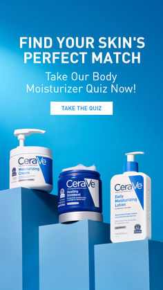 Discover hydration for your whole body. Take our Body Moisturizer Quiz to find your moisturizer match! Face Wrinkles Remedies, Wrinkles Remedies, Cerave Skincare, Chafed Skin, Demon Dog, Sewing Easy, Clear Skin Face, Ocean Pictures, Face Wrinkles