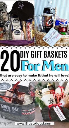 gift baskets for men that are easy to make