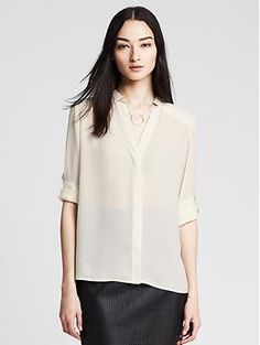 Banana Republic sale sheer blouse. High-Low Blouse Chic Long Sleeve Blouse With Roll-up Sleeves, Sheer Button-up Blouse, Casual Sheer Blouse For Office, Chic Sheer Button-up Tops, Chic Sheer Button-up Blouse, Sheer Button-up Chic Blouse, Sheer V-neck Blouse For Work, Casual Sheer Button-up Blouse, Casual Sheer Top For Office