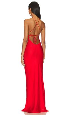 Find LINE & DOT Kira Maxi Dress on Editorialist. Line & Dot Kira Maxi Dress in Red. - size XL (also in L) Line & Dot Kira Maxi Dress in Red. - size XL (also in L) 100% polyester. Made in China. Dry clean only. Fully lined. Crisscross back tie closure. Matte satin fabric. LEAX-WD413. LD5497B. Line & Dot is a women's contemporary collection that instantaneously distinguishes itself by combining classic staples and modern European style. Every season, Line & Dot delivers an element of surprise with Element Of Surprise, Line Dot, Modern European, Red Bridesmaid Dresses, Matte Satin, Satin Maxi Dress, Red Satin, Sleeveless Maxi Dress, Event Dresses