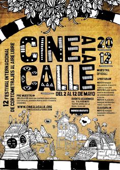 a poster with an image of some people in the background and words that say cinema call