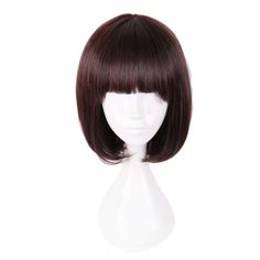 PRICES MAY VARY. Role:Akiko Yosano Cap size: with adjustable straps, you can wear your wig comfortably with practical experience, the wig can be adjusted in 21 "- 23". Type of wig: 100% heat-resistant synthetic fiber, ecological dyes are used in the manufacture of the wig, which gives the wig a real, natural and human appearance (heat-resistant temperature: 150 c / 302 f). Natural look and soft touch: natural like real hair with loose curls, costume for everyday use, costume play, dating, fashio Brown Short Bob, Bob Brown, Akiko Yosano, Short Bob Hair, Anime Wigs, Halloween Wigs, Brown Wig, Mild Shampoo, Bob Hair