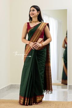 Thenmozhi Designs, Saree Outfit, Bharatanatyam Costume, Onam Outfits, Sleeveless Blouse Designs, Cotton Saree Blouse Designs, Cotton Saree Blouse, Makeup Order