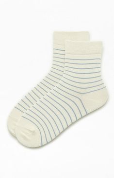 John Galt Light Blue Striped Ankle Socks | PacSun Aesthetic Socks, Pretty Socks, Socks Aesthetic, Fun Socks, Shop Light, Cute Preppy Outfits, Cute Socks