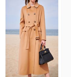 Product Description: handmade Cashmere coat high grade fabric,cashmere fabric.also could be custom made with any size and other colors,please feel free to contact with me if you want custom it. Material: wool 100% Garment Size: XS: Bust : 98 cm/38.6" Sleeve:59cm/23.2" Length:120cm/47.2" S: Bust : 102cm/40.1" Sleeve:59cm/23.2" Length:120cm/47.2" M: Bust : 107cm/42.1" Sleeve:60cm/23.6" Length:120cm/47.2" L: Bust : 114cm/44.9" Sleeve:61cm/24" Length:120cm/47.2" XL: Bust : 120cm/47.2" Sleeve:62cm/24