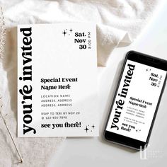 Business Invitation | Canva Template | Dani - Trendy Fox Studio Social Event Invitation, Fundraiser Invitation Design, Simple Party Invitations, Influencer Event Invitation, Email Invite Design, Influencer Invitation, Business Event Invitation Design, Invitation Event Design, Opening Party Ideas