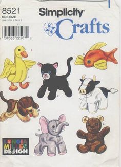 Vintage. Magazine PDF format. Soft toy sewing patterns for babies Patterns with French and English tutorials PDF format Rare magazine Free delivery by mail or download in Etsy box Bean Bag Animals, Vintage Easter Cards, Animal Sewing Patterns, French English, Plushie Patterns, Doll Sewing, Doll Sewing Patterns, Animal Patterns, Plush Pattern