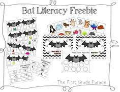 the bat library freebie is an easy way to teach children about bats and how they can