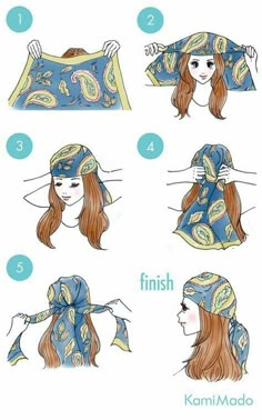 Hair Scarf Styles, Hair Stylies, Beach Hairstyles, Bandana Hairstyles, Pirate Costume, Short Curly Hair, Boy Hairstyles, Beach Hair, Hairstyles For School