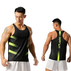 Athletic Printed Men's Sports & Fitness Tank Top Price: 29.00 & FREE Shipping Worldwide #men #mensfitness #fitnessapparel #mensportswear #mensgymwear #gymwear #sportswear #mensathleisure #athleisure #bodybuilding #musclefit #mensfitnessapparel #activewear #mensactivewear #mensgymapparel #hardcore #menstank #menstanktops #tanktops #gymtanks Summer Training Vest In Athleisure Style, Summer Workout Sportswear Vest, Green Racerback Tank Top For Light Sports, Athletic Fit Tank Top For Summer Light Sports, Summer Sports Vest In Sportswear Style, Summer Gym Sportswear Vest, Green Go-dry Sportswear Tank Top, Sporty Green Tank Vest, Green Sporty Tank Vest