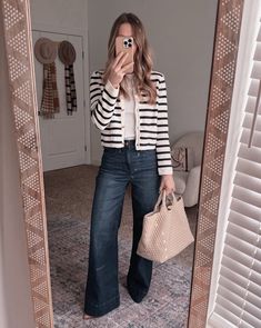 Petite denim trouser in Wesly wash curated on LTK Fall Denim Pants With Pull-on Style, Spring Everyday Pull-on Jeans, Pull-on Style Medium Wash Denim Pants, Light Wash Pull-on Denim Jeans, Light Wash Cotton Pull-on Jeans, Cancun Outfits, Outfits Jeans, Denim Trousers, Clothing Ideas