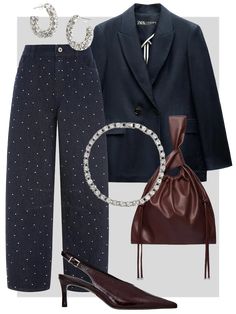 Day To Night Looks | SheerLuxe Looks To Recreate, Leather Skirts, Easy A, Embellished Jeans, Denim Trends, Modest Fashion Outfits, Day To Night, To Night, Knitting Accessories