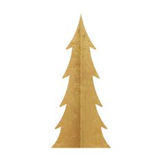 a wooden christmas tree on a white background