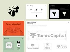 some type of business cards that are designed to look like the logo for tampa capital