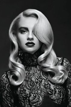 Hair today 03 by Georgi Petkov / part 1 on Behance Hair Photography, Product Shoot, Long Blonde, Retro Hairstyles, Hair Reference, Black And White Portraits, Long Blonde Hair, Fashion Board