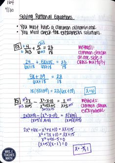 a piece of paper with writing on it that says, you must know a common division problem