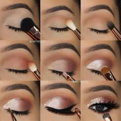 How To Apply Your Eye Shadow and Achieve Different Looks | My Sunday Style Wedding Day Makeup For Bride Hazel Eyes, Morphe 18t Truth Or Bare Looks, Makeup For An Interview, Lipstick Looks Make Up, Wedding Looks For Bride, Cute Easy Makeup Ideas, Easy Eyeshadow Looks Step By Step, Basic Eyeshadow Looks, Eyeshadow Makeup Looks