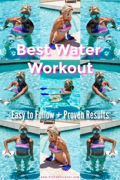 the best water workout for women and how to do it in less than 2 minutes