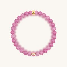 With gratitude and compassion, your innocent spirit brightens the world. The "Genuine Peace - Pink Tourmaline October Birthstone Evil Eye Bracelet" brings the energy rays of determination, commitment, and caring. On one hand, the Evil Eye Charm protects you from unwanted energies while Pink Tourmaline spreads love and kindness on the other. When you’ve ultimate protection around you, you can harmonize with the energy of unconditional love. 6 mm Evil Eye: deflect negativity. 18K Gold Plated Brass Cleansing Stones, Love And Kindness, Red String Bracelet, Tourmaline Stone, Arm Cuff, Birthstone Bracelets, Eye Bracelet, Evil Eye Charm, October Birthstone