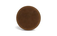 a brown round object on a white background