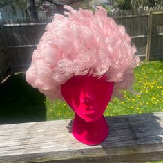 Vintage Feather Netted Wig Hat Yugoslavia Light Pink Excellent Condition! Fun And Unique All Over Feather Wig Hat Light Pink Feathers Made In Yugoslavia (Hb) Wig Hat, Light Pink Color, Pink Feathers, Vintage Accessories, Vintage Pink, Light Pink, Vintage Ladies, Wigs, Women Accessories