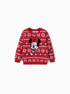 * Please add each size to your cart separately.
* Each size includes: 1 top
* Soft and comfortable
* Sleeves: long sleeves
* Material: 100% Polyester
100% machine wash, tumble dry
* Import
* Officially Licensed Disney Merchandise Matching Family Christmas Sweater, Mickey And Friends Christmas, Mickey And Minnie Christmas, Matching Christmas Sweaters, Minnie Christmas, Solid Color Sweater, Matching Sweaters, Friends Christmas, Kimono Pattern