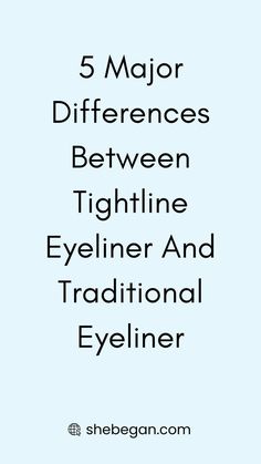 Lined Eyes Eyeliner, Eyeliner Placement, Tight Line Eyeliner, Best Eyeliner For Tightlining, Traditional Eyeliner, Subtle Eyeliner