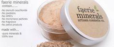 Faerie Organic Artisan Cosmetics. This is the only foundation that doesn't break my skin out. Faerie puts Bare Minerals to shame. Faerie Makeup, Tea Skincare, Best Organic Makeup, Organic Makeup Brands, Skincare Kit, Best Natural Makeup, Fresh Fruit Juice, Buy Skincare, Natural Glowing Skin